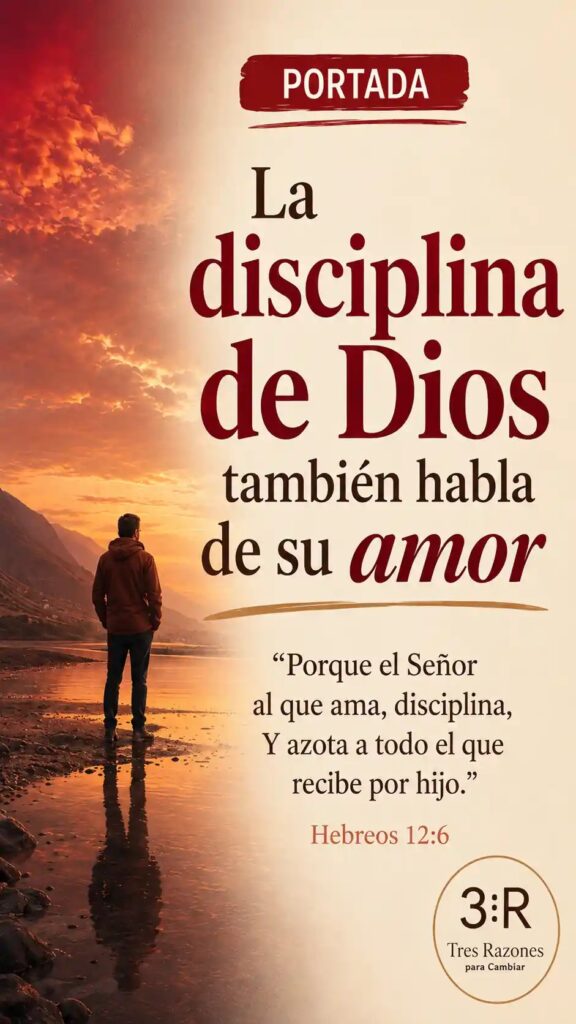 La disciplina de Dios también habla de su amor "Porque el Señor al que ama, disciplina, Y azota a todo el que recibe por hijo." Hebreos 12:6
