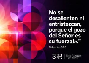 Imagen destacada del devocional «El gozo del Señor vuelve a darte fuerzas», con referencia a Nehemías 8:10.