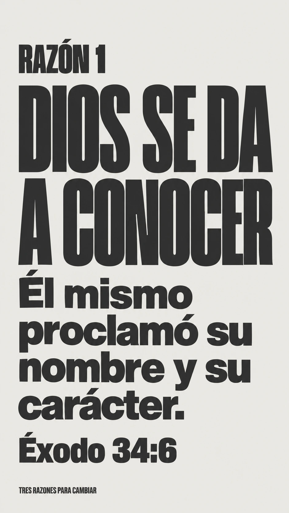 Razón 2: su paciencia no es indiferencia — Éxodo 34:6.