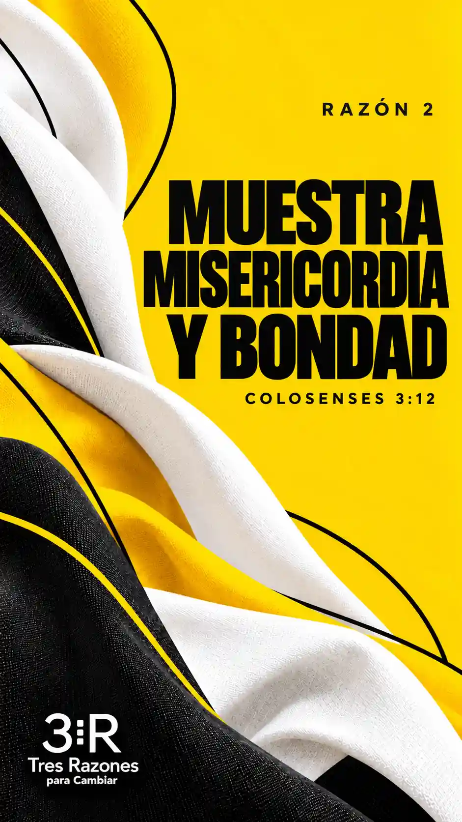 Imagen vertical del devocional Colosenses 3:12 sobre mostrar misericordia y bondad