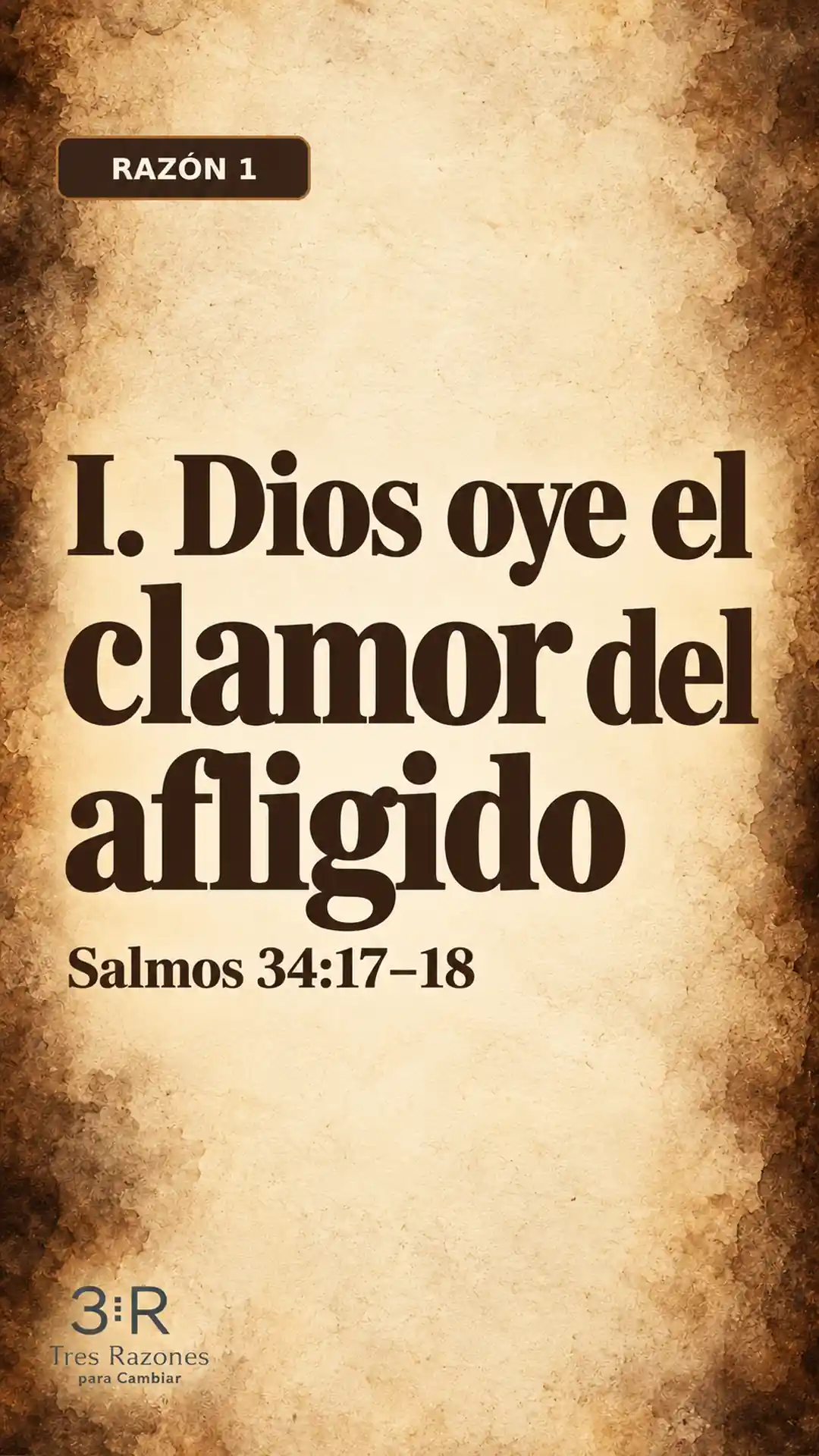 Dios oye el clamor del afligido. Salmos 34:17–18.