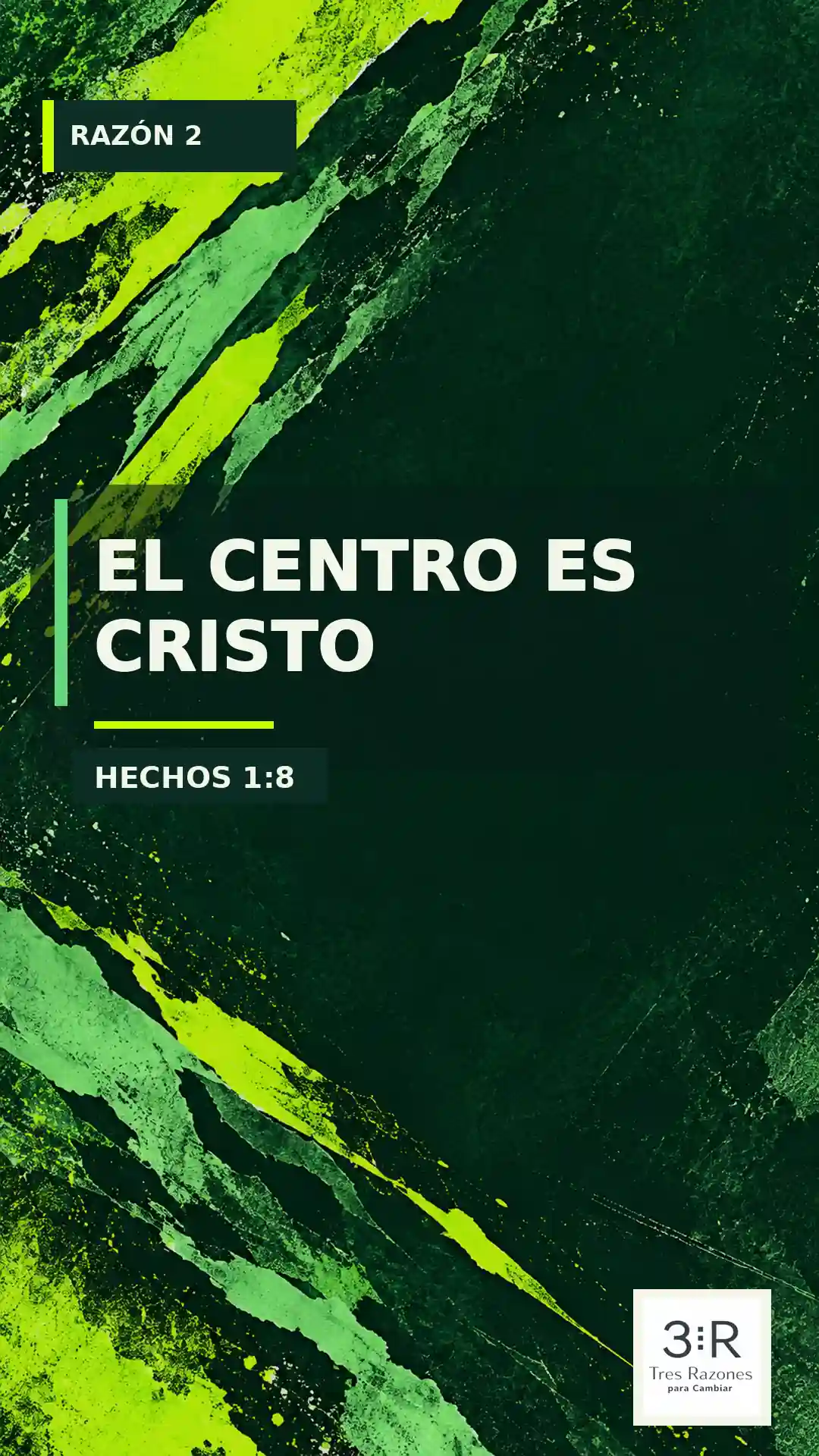 El testimonio cristiano tiene a Jesucristo como centro.